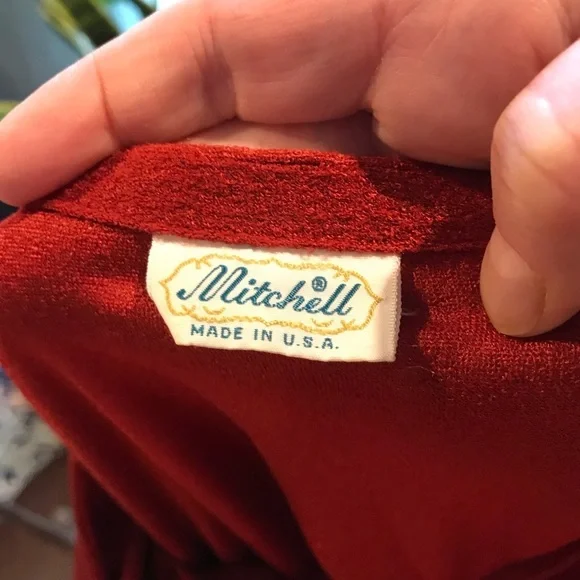 Authentic vintage 1970s maxi dress with rich floral tapestry-style skirt - Picture 8 of 8